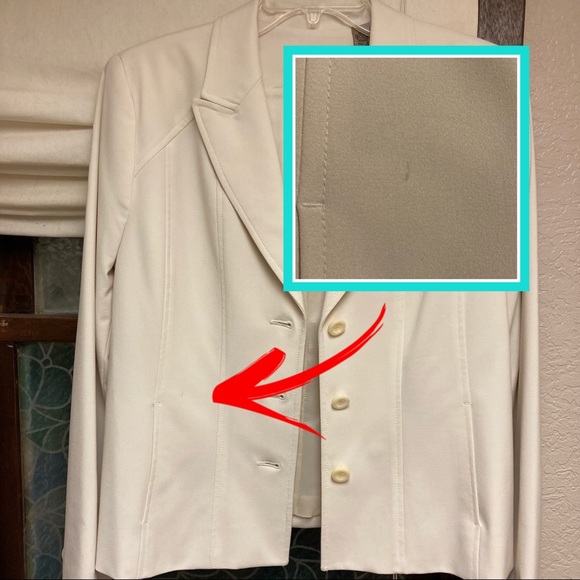 👛 Retro(2002) ivory suit (blazer/skirt) by i.e., 10 - Picture 13 of 16